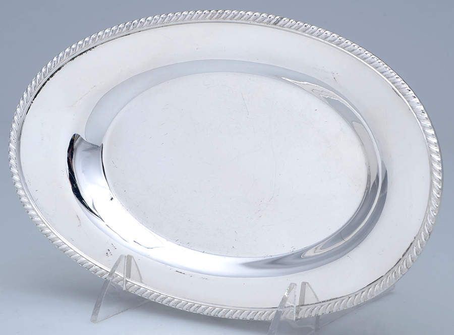 2753 (Silverplate, Hollowware) Plated Gravy Underplate by Friedman-1