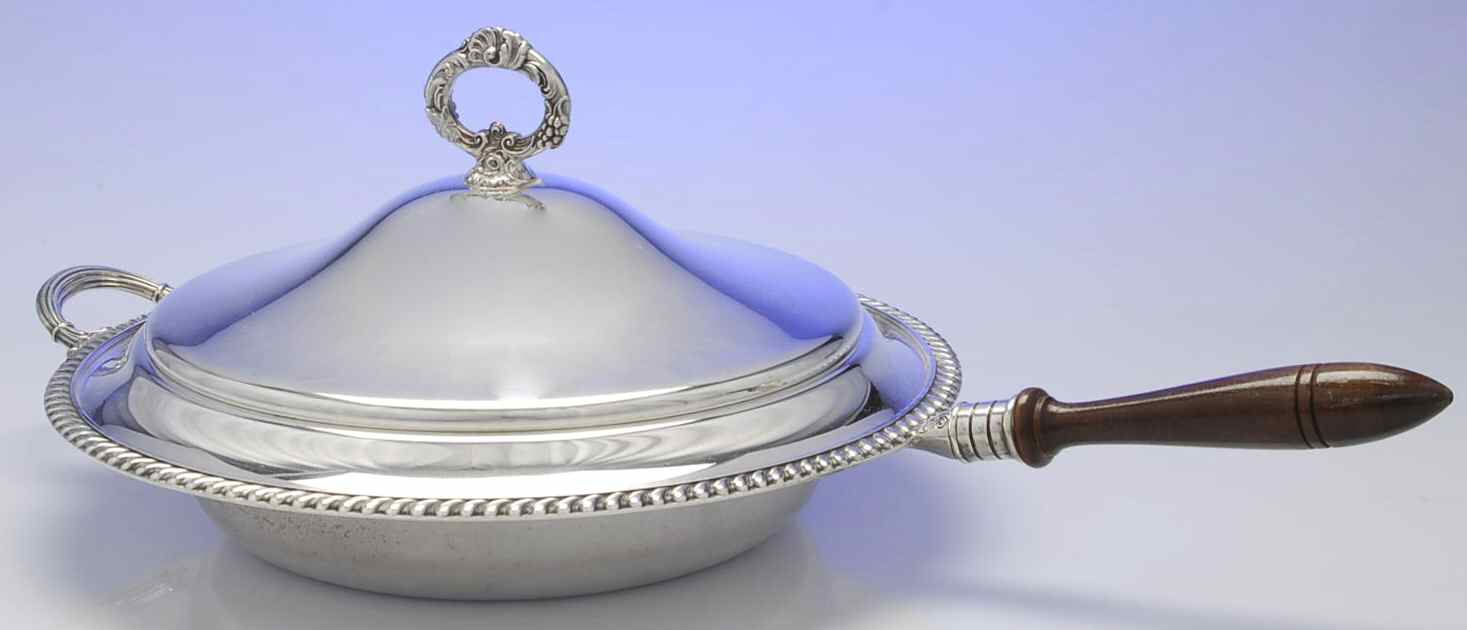 2753 (Silverplate, Hollowware) Chafing Dish & Lid by Friedman-1