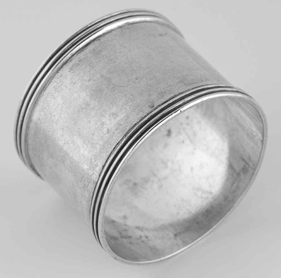 601 (Sterling, Hollowware) Napkin Ring by Fessenden-1
