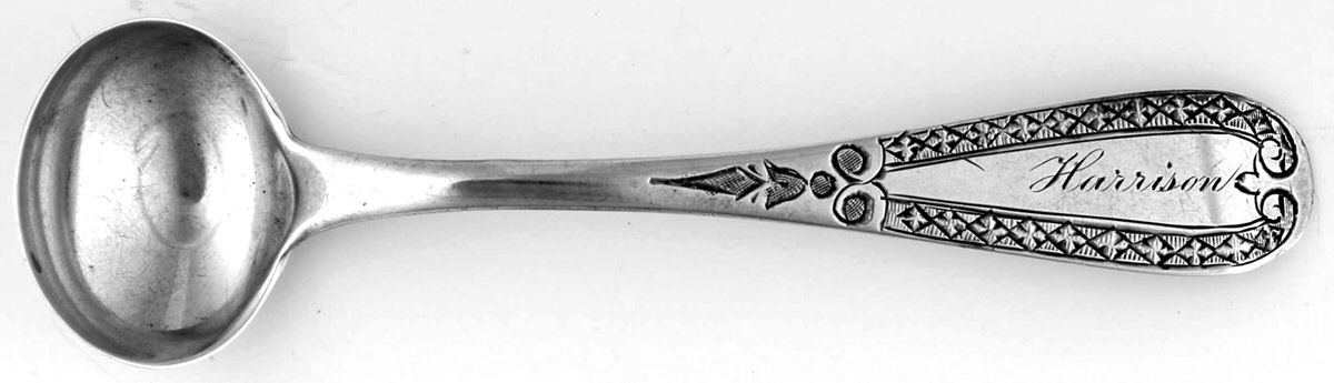 FHN8 (Coin) Master Salt Spoon by Farrington & Hunnewell-1