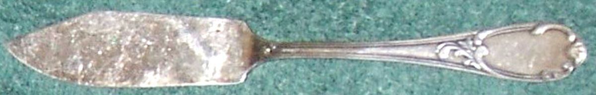 FRQ10 (Silverplate) Flat Handle Master Butter Knife by Frionnet Francois & Co-1