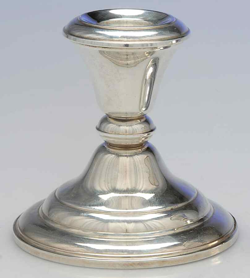 3401 (Sterling, Hollowware) Weighted Candleholder by Frank Whiting-1