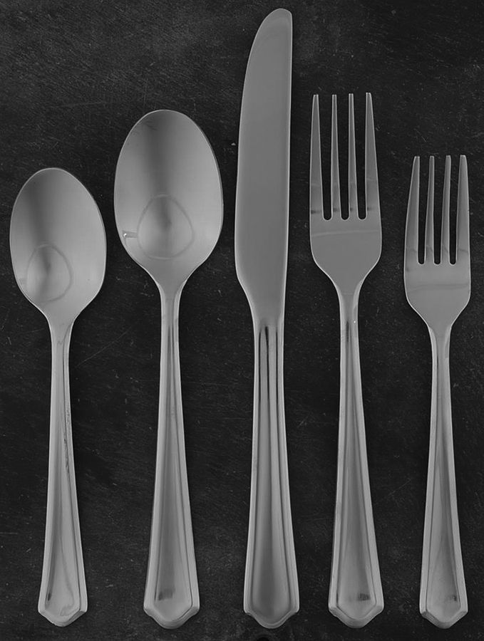 Barberry Mirror (Stainless) 5 Piece Place Setting by Farberware-1