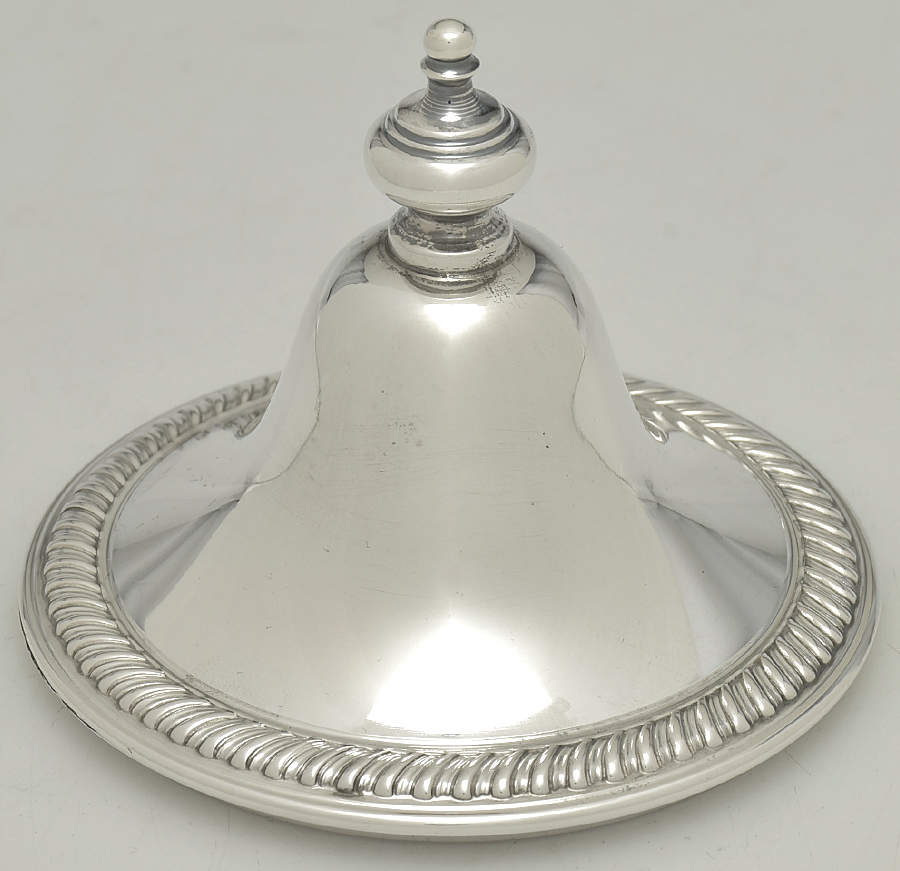 Gadroon (Sterling, Hollowware) Lid for Sugar Bowl by Fisher Silversmiths-1