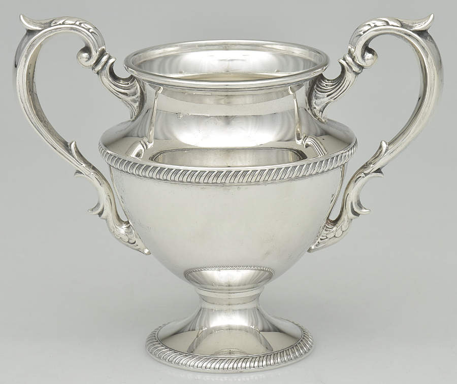 Gadroon (Sterling, Hollowware) Sugar Bowl No Lid by Fisher Silversmiths-1