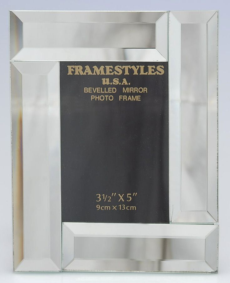 Picture Frames (Hollowware, Other) Frame Holds 3 1/2" X 5 1/2" by Framestyles USA-1