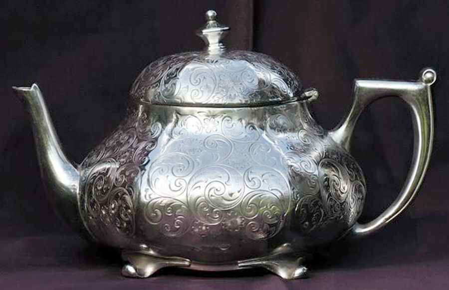 235 (Silverplate, Hollowware) Teapot by Forbes-1