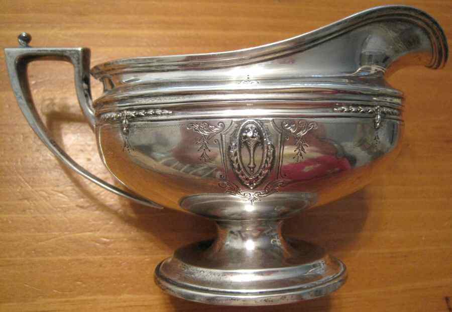 9805 (Sterling, Hollowware) Sterling Gravy Boat by Frank Whiting-1