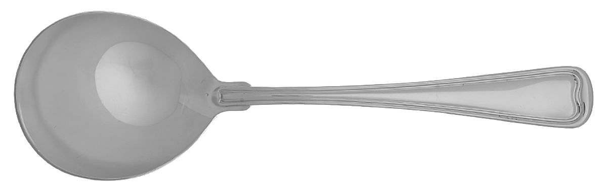 FTU28 (Stainless) Solid Smooth Casserole Spoon by Fortunoff-1