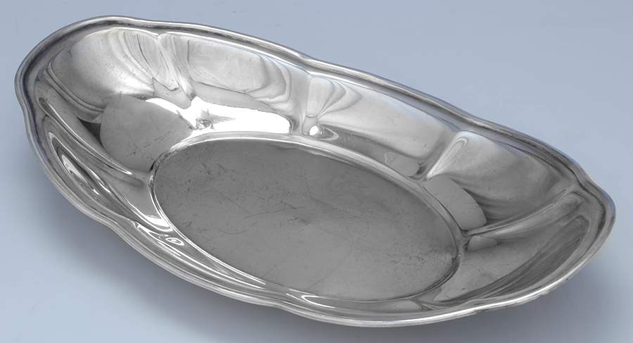 431 (Sterling, Hollowware) 12" Bread Tray by F B Rogers-1