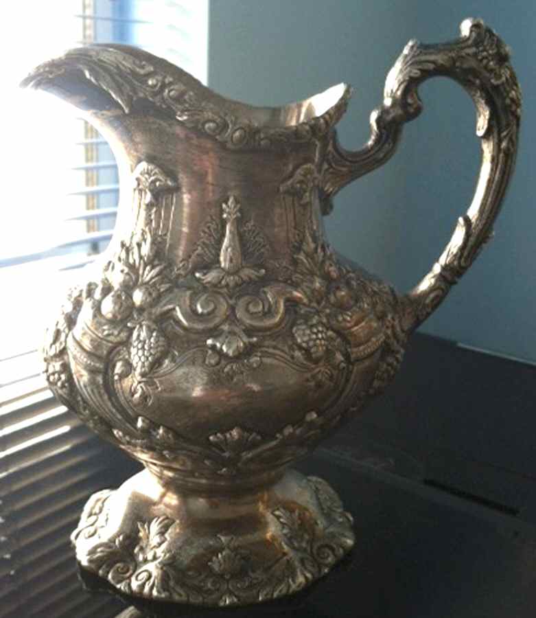 2393 (Sterling, Hollowware) Creamer by Fisher Silversmiths-1