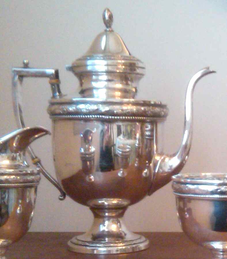 708 (Sterling, Hollowware) Coffee Pot by Frank Whiting-1