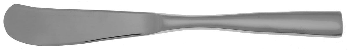 Lucca (Stainless) Flat Handle Butter Spreader by Fortessa-1