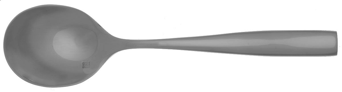 Lucca (Stainless) Round Bowl Soup Spoon (Bouillon) by Fortessa-1