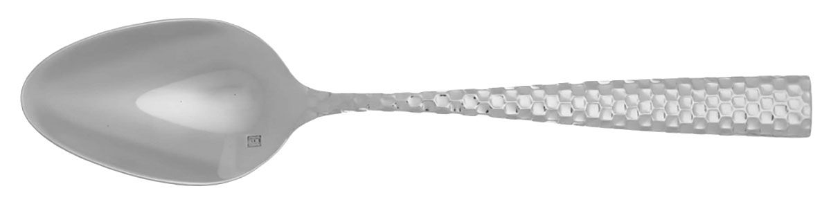 Lucca Faceted (Stainless) Tablespoon (Serving Spoon) by Fortessa-1