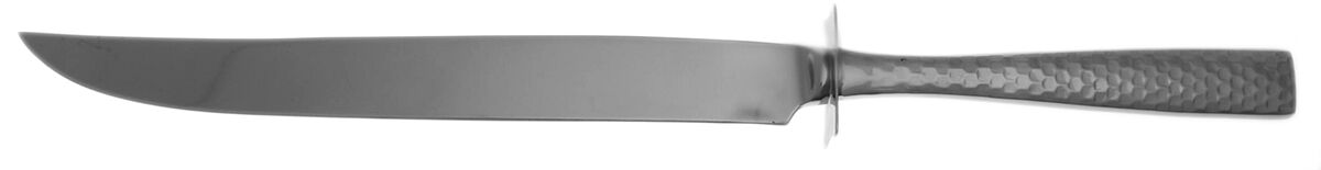 Lucca Faceted (Stainless) Carving Knife Small with Stainless Blade HC by Fortessa-1