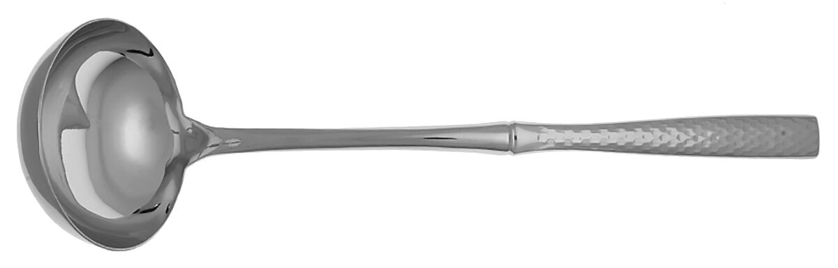 Lucca Faceted (Stainless) Soup Ladle with Stainless Bowl HC by Fortessa-1