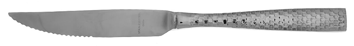 Lucca Faceted (Stainless) Steak Knife Individual Hollow, Serrate HC by Fortessa-1
