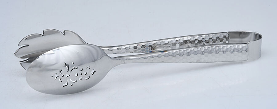 Lucca Faceted (Stainless) Ice Serving Tongs Large HC by Fortessa-1