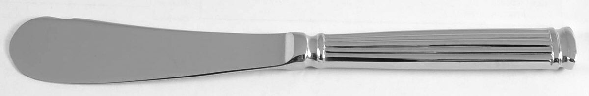 Doria (Stainless) Flat Handle Butter Spreader by Fortessa-1