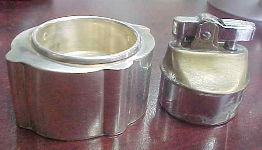 2558 (Sterling, Hollowware) Lighter by Fisher Silversmiths-1