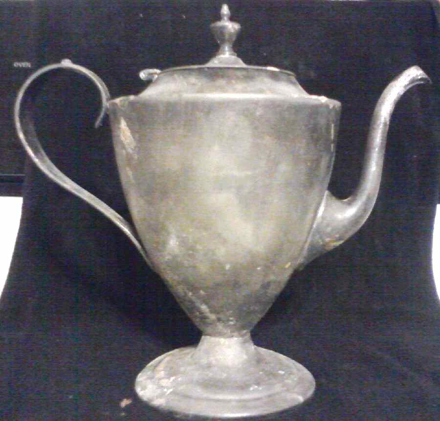 259 (Silverplate, Hollowware) Silverplate Coffee Pot by Forbes-1