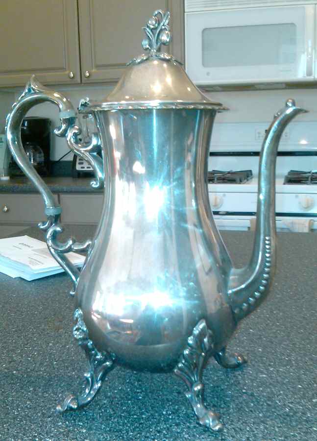 Silverplate Hollowware Silverplate Coffee Pot by Fifth Avenue-1