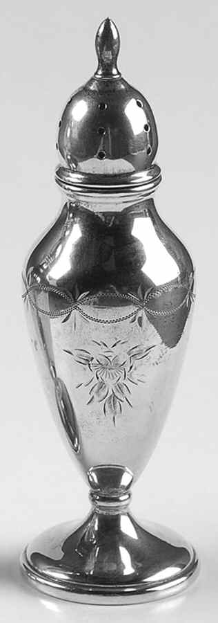 403 (Sterling, Hollowware) Salt Shaker by Fisher Silversmiths-1