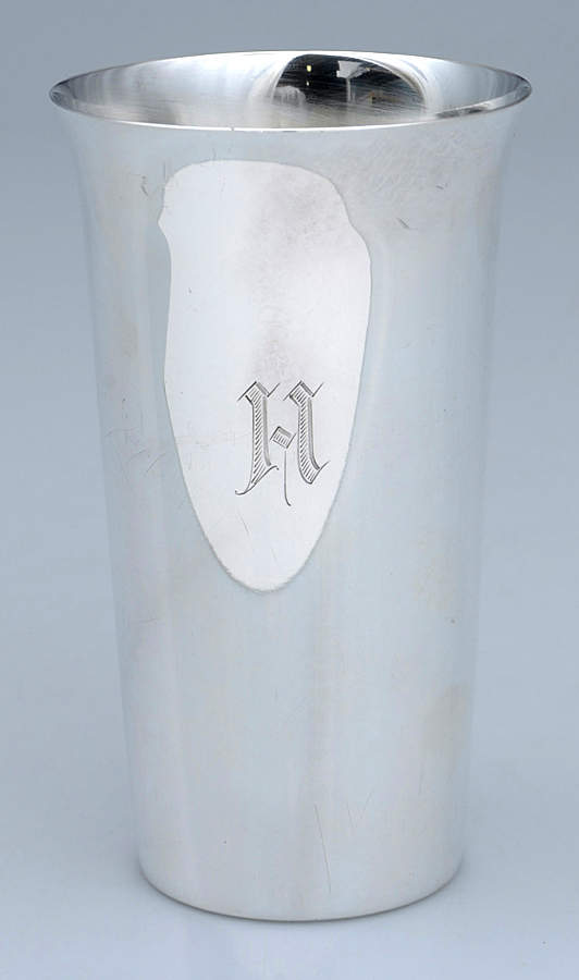 77 (Sterling, Hollowware) 12 Oz Tumbler by Fisher Silversmiths-1