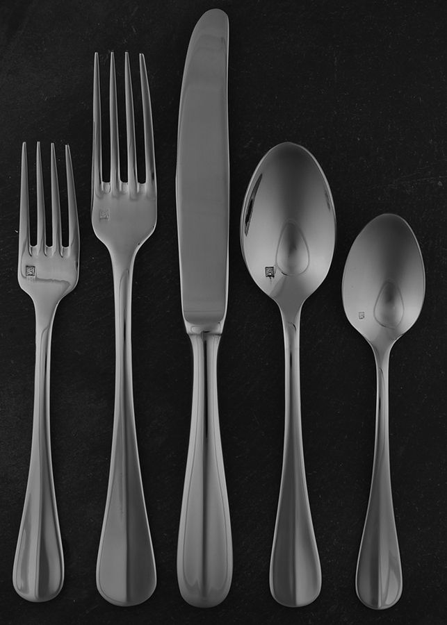 Voletta (Stainless) 5 Piece Place Setting by Fortessa-1