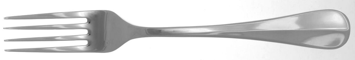 Voletta (Stainless) Medium Solid Cold Meat Serving Fork by Fortessa-1