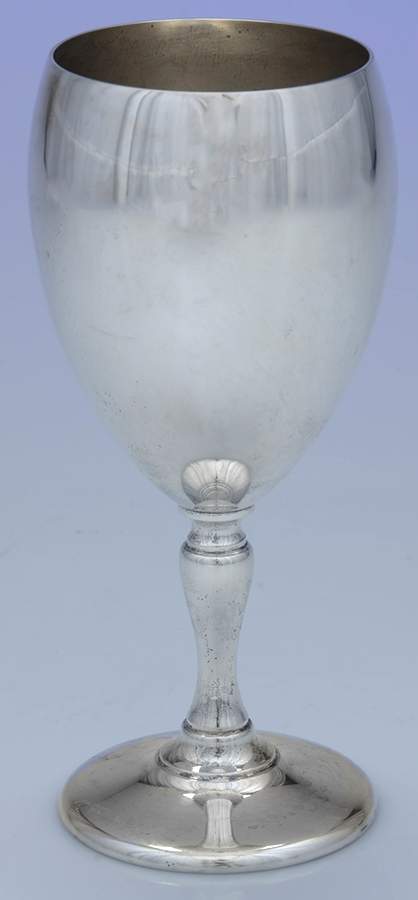 68 (Sterling, Hollowware) Water Goblet by Fisher Silversmiths-1