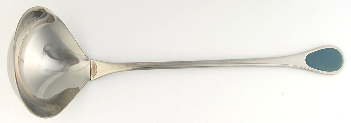 Happy Day-Dark Green (Stainless) Solid Soup Ladle by Furst Furosil-1
