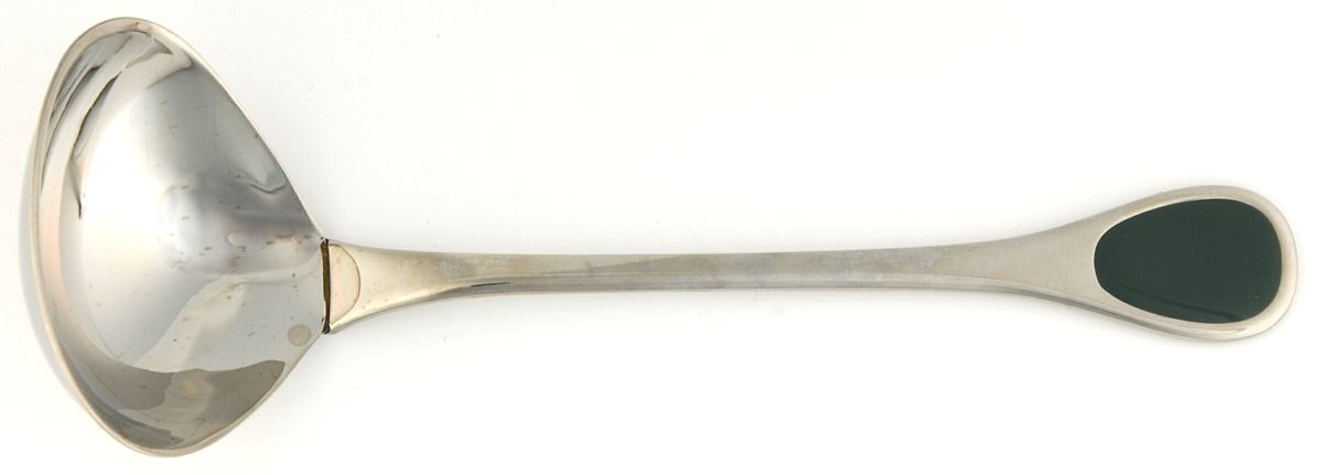 Happy Day-Dark Green (Stainless) Solid Gravy Ladle by Furst Furosil-1