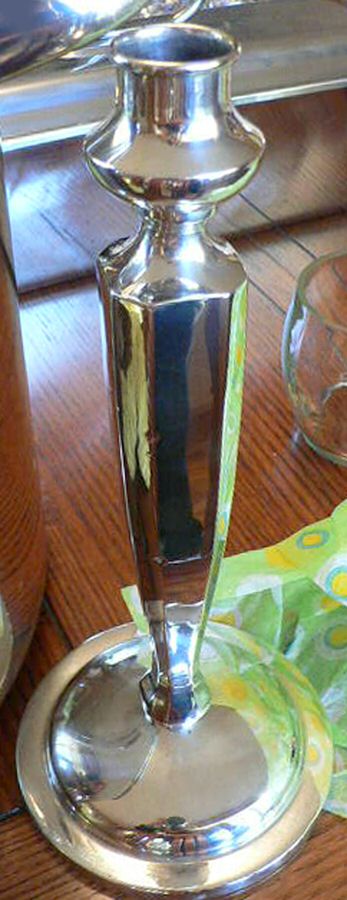 6174 (Sterling, Hollowware) 10" Weighted Candlestick by Frank Whiting-1