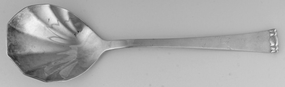 FTU34 (Silverplate) Solid Serving Spoon by Fortunoff-1