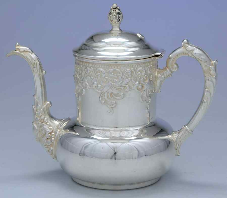 166 (Silverplate, Hollowware) Teapot by Forbes-1