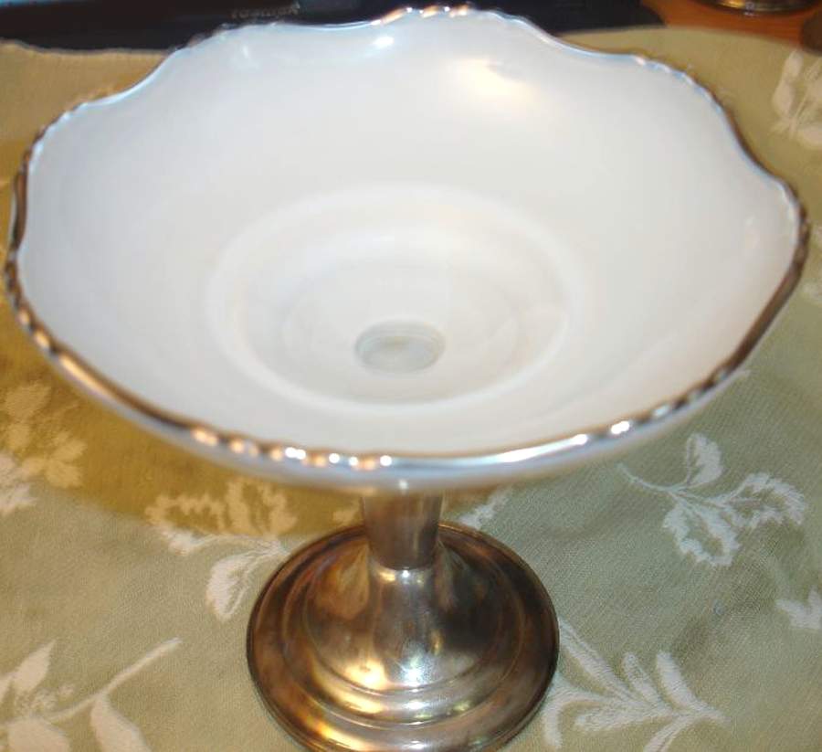 2179 (Sterling, Hollowware) Glass Compote & Sterling Base by Frank Whiting-1