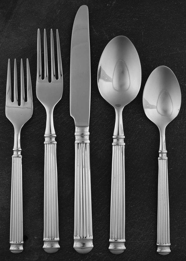 Cinnamon (Stainless) 5 Piece Place Setting by Food Network-1