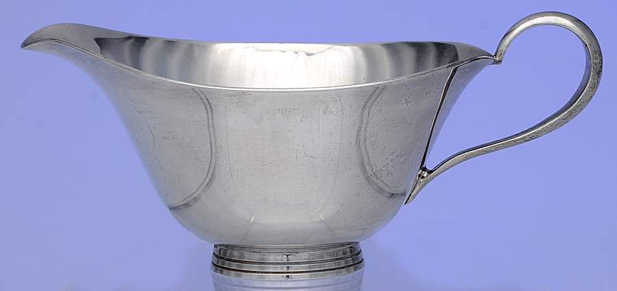 Contemporary (Silverplate, Hollowware) Creamer by Fisher Silversmiths-1