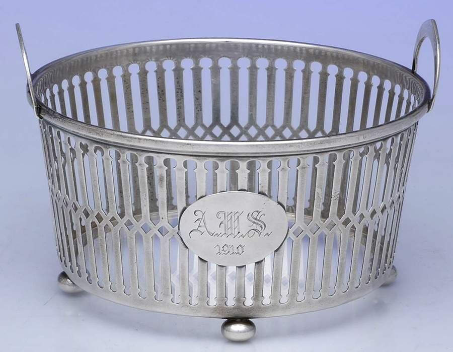 5067 (Sterling, Hollowware) Wine Bottle Holder by Frank Whiting-1