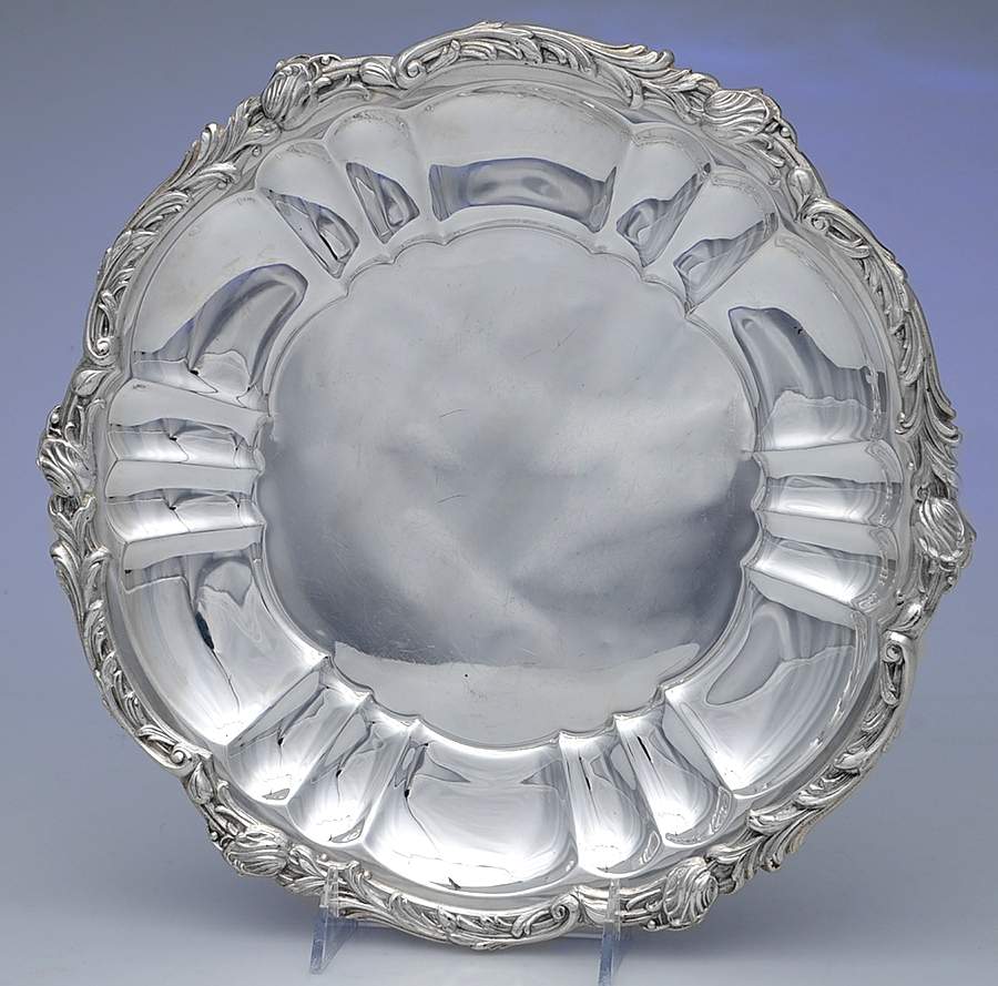 2526 (Silverplate, Hollowware) 11" Round Tray by Friedman-1