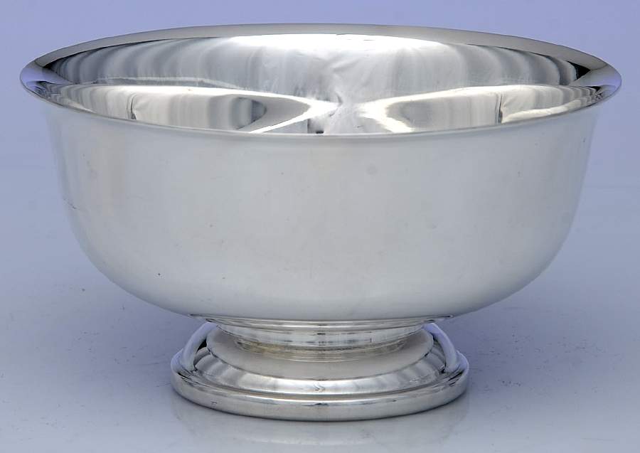 Paul Revere Bowls (Silverplate, Hollowware) 5" Paul Revere Bowl by Fisher Silversmiths-1