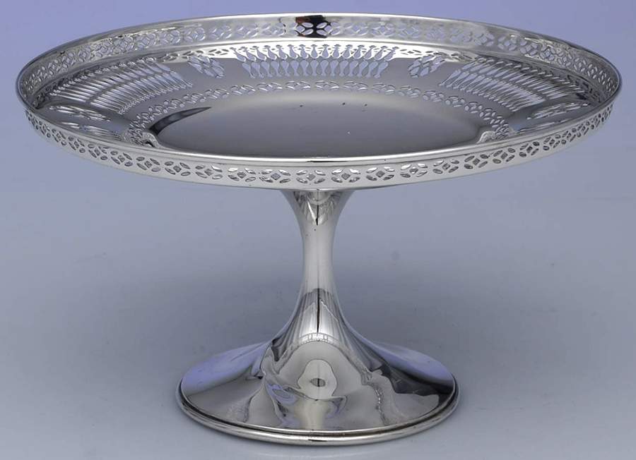 8697 (Sterling, Hollowware) Round Compote (Height X Width) by Frank Whiting-1