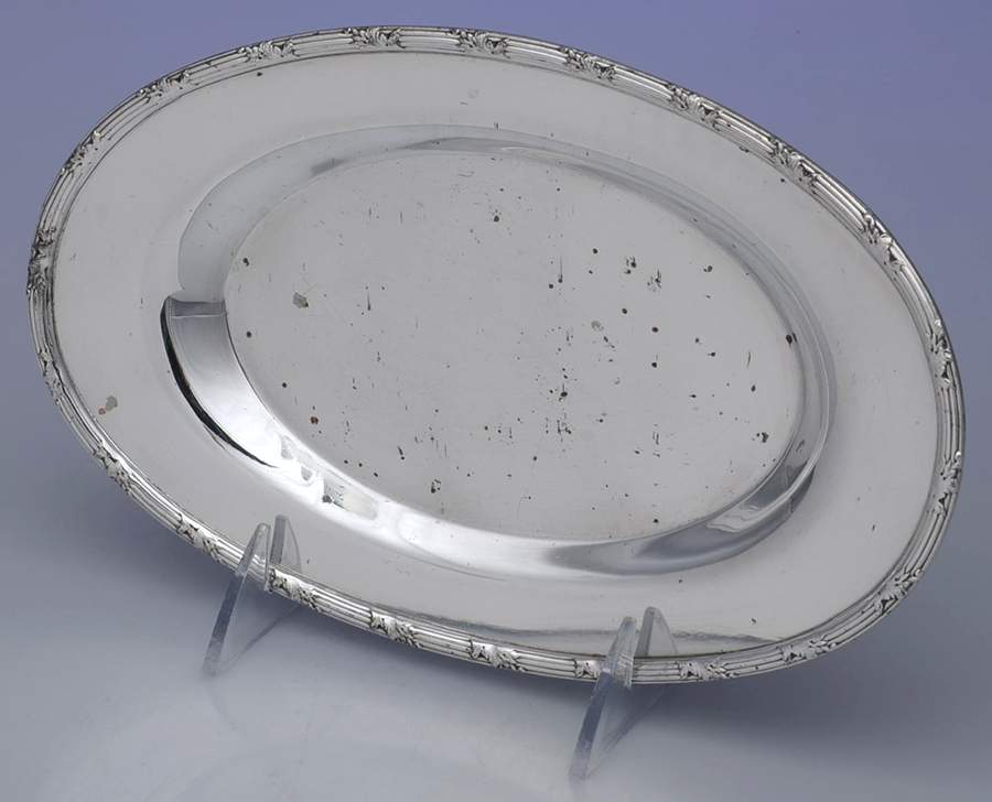 1552 (Silverplate, Hollowware) Plated Gravy Underplate by Friedman-1