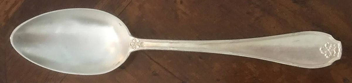 FRQ17 (Silverplate) Place/Oval Soup Spoon by Frionnet Francois & Co-1