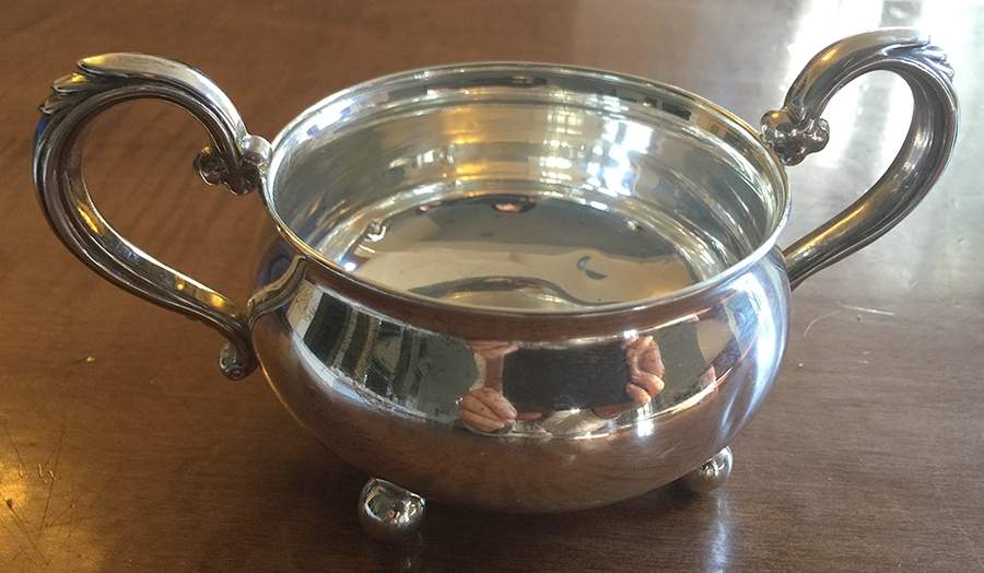 749 (Sterling, Hollowware) Open Sugar Bowl by Fisher Silversmiths-1
