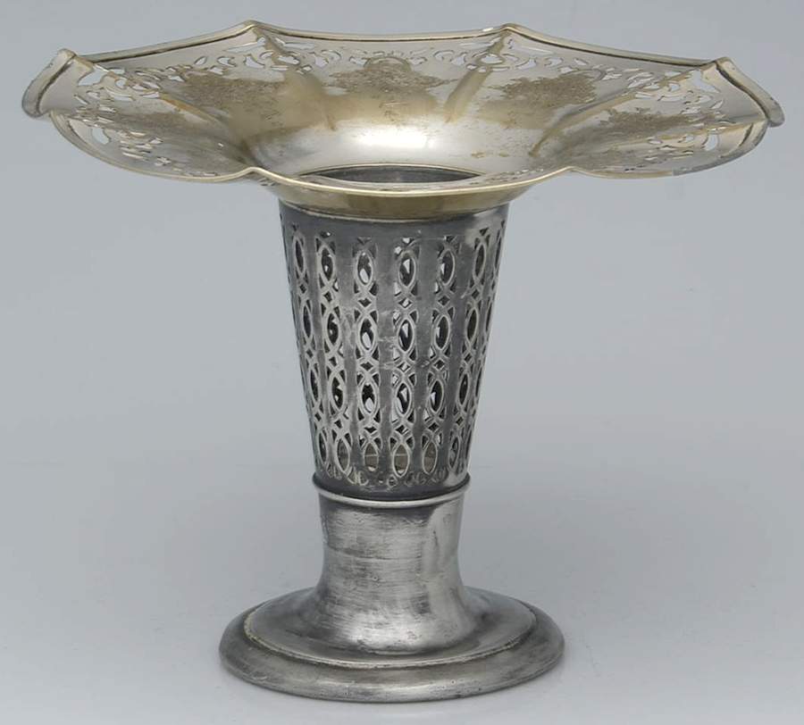349 (Silverplate, Hollowware) 7" Vase by Forbes-1