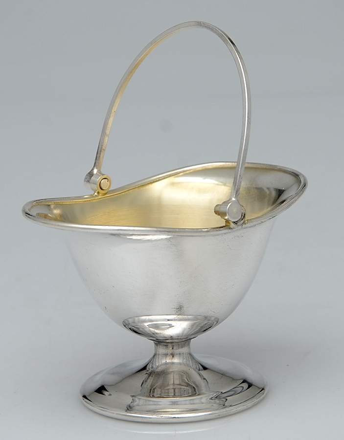 647 (Silverplate, Hollowware) Handled Open Sugar Basket by Forbes-1