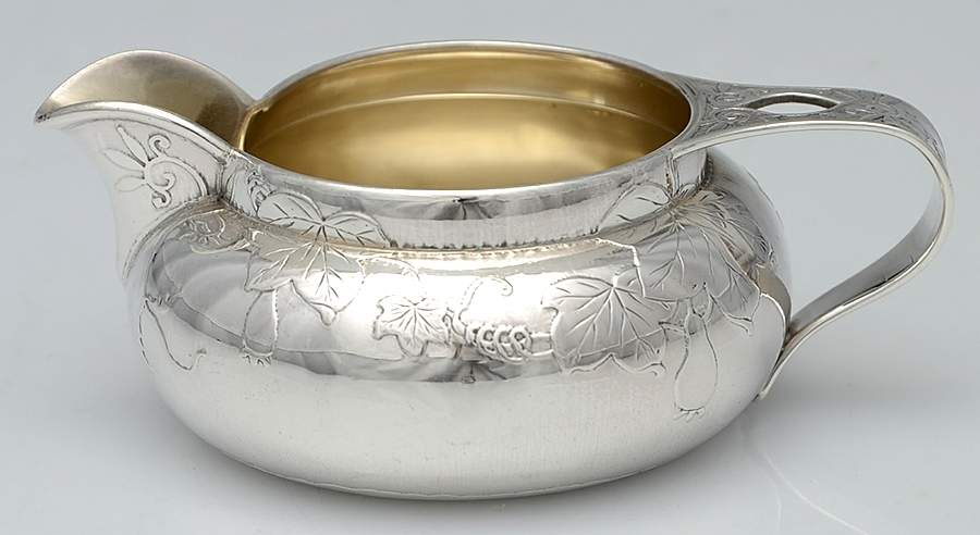 24 (Sterling, Hollowware) Mini Creamer by Frank Whiting-1